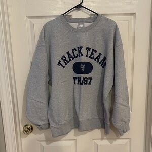 TNA Cozy Fleece Boyfriend Graphic Sweatshirt
